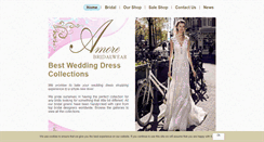 Desktop Screenshot of amorebridalwear.com