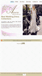 Mobile Screenshot of amorebridalwear.com